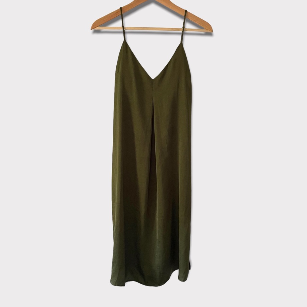 Stars Above Green Slip Dress XS